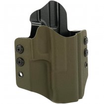 High Speed Gear OWB Kydex Holster Glock 17 22 31 Right Hand - Olive