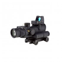 Trijicon TA02 4x32 ACOG LED Illuminated Crosshair Red .223 TA51 Mount & 3.25 MOA RMR Type 2 Red Dot Sight