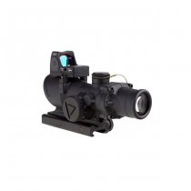 Trijicon TA02 4x32 ACOG LED Illuminated Crosshair Red .223 TA51 Mount & 3.25 MOA RMR Type 2 Red Dot Sight