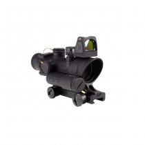 Trijicon TA02 4x32 ACOG LED Illuminated Crosshair Red .223 TA51 Mount & 3.25 MOA RMR Type 2 Red Dot Sight