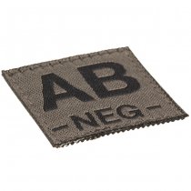 Clawgear AB Neg Bloodgroup Patch - RAL 7013