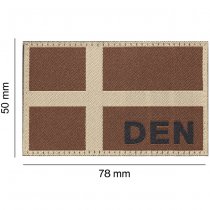 Clawgear Denmark Flag Patch - Desert