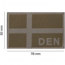 Clawgear Denmark Flag Patch - RAL 7013