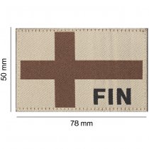 Clawgear Finland Flag Patch - Desert