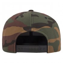 Flexfit Classic Snapback Cap - Woodland Camo