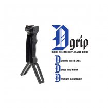 Leapers Combat D-Grip & Quick Release Deployable Bipod