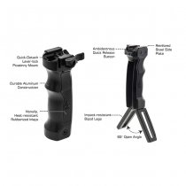 Leapers Combat D-Grip & Quick Release Deployable Bipod