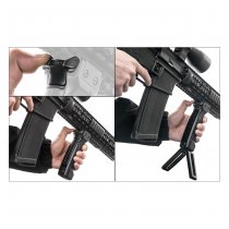 Leapers Combat D-Grip & Quick Release Deployable Bipod
