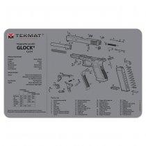 TekMat Cleaning & Repair Mat - Glock Gen 4 Grey