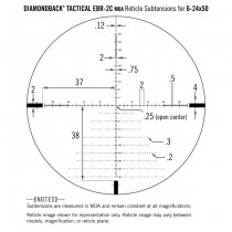 Vortex Diamondback Tactical 6-24x50 FFP Riflescope EBR-2C MOA