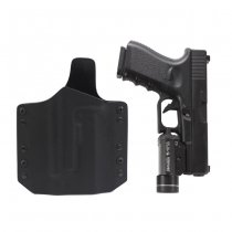 Warrior ARES Kydex Holster Glock 17/19 & TLR-1/2 - Black