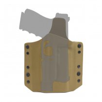 Warrior ARES Kydex Holster Glock 17/19 & TLR-1/2 - Coyote