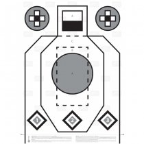 Helikon-Tex PXQT - Rifle Excercise/Qualification Target 100pcs Set