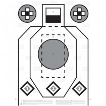 Helikon PXQT - Rifle Excercise/Qualification Target 100pcs Set