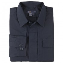 5.11 TDU Long Sleeve Poly/Cotton Ripstop Shirt - Dark Navy