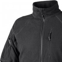 Helikon Alpha Tactical Grid Fleece Jacket - Black - S