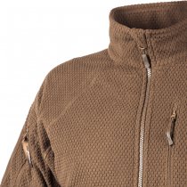 Helikon Alpha Tactical Grid Fleece Jacket - Coyote - M