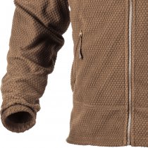 Helikon Alpha Tactical Grid Fleece Jacket - Coyote - M