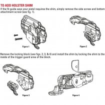 Safariland 577 GLS Pro-Fit Belt Slide Holster Sub-Compact - Black - Rechts