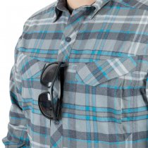 Helikon Defender Mk2 Pilgrim Shirt - Blue-Plaid - M