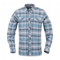 Helikon Defender Mk2 Pilgrim Shirt - Blue-Plaid - XL