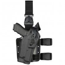 Safariland 6305RDS ALS/SLS Tactical Holster Quick-Relase Leg Strap Cordura Finish Glock 34 RedDot & TacLight - Multicam - Rechts