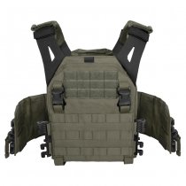 Warrior Low Profile Carrier Solid Sides V1 - Ranger Green - M