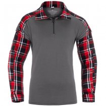 Invader Gear Flannel Combat Shirt - Red - S