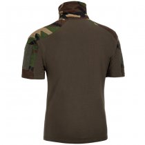Invader Gear Combat Shirt Short Sleeve - Woodland - M