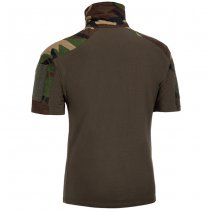 Invader Gear Combat Shirt Short Sleeve - Woodland - L