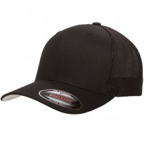 Flexfit Mesh Trucker Cap - Black