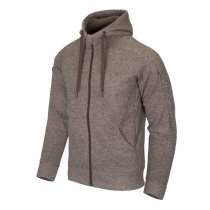 Helikon Covert Tactical Hoodie FullZip - Melange Light Tan - S