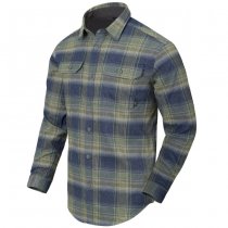 Helikon GreyMan Shirt - Blast Blue Plaid