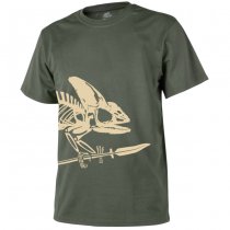 Helikon-Tex T-Shirt Full Body Skeleton - Olive Green