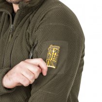 Helikon Alpha Tactical Grid Fleece Jacket - Navy Blue - M