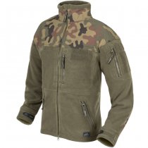 Helikon Polish Infantry Fleece Jacket - Olive Green / PL Woodlan