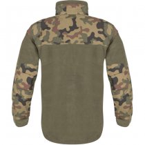 Helikon-Tex Polish Infantry Fleece Jacket - Olive Green / PL Woodland - XS