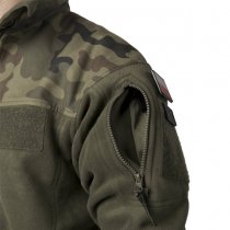 Helikon Polish Infantry Fleece Jacket - Olive Green / PL Woodland - M