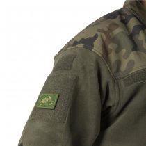 Helikon Polish Infantry Fleece Jacket - Olive Green / PL Woodland - 2XL