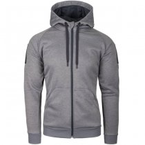 Helikon Urban Tactical Hoodie FullZip - Melange Black-Grey - XS