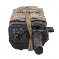 Warrior Laser Cut Adjustable Radio Pouch - Multicam