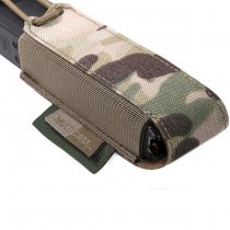 Warrior Laser Cut Single Bungee Pistol Magazine Pouch - Multicam