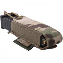 Warrior Laser Cut Single Bungee Pistol Magazine Pouch - Multicam