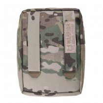 Warrior Laser Cut Small Vertical Utility Pouch - Multicam