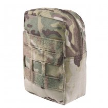 Warrior Laser Cut Small Vertical Utility Pouch - Multicam