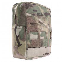 Warrior Laser Cut Small Vertical Utility Pouch - Multicam