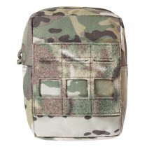 Warrior Laser Cut Small Vertical Utility Pouch - Multicam