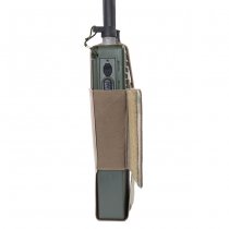 Warrior Laser Cut Wing Velcro MBITR/Harris Radio Pouch Left Side - Multicam