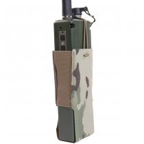 Warrior Laser Cut Wing Velcro MBITR/Harris Radio Pouch Left Side - Multicam