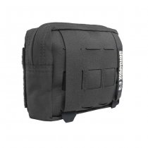 Warrior Laser Cut Small Horizontal Utility Pouch - Black